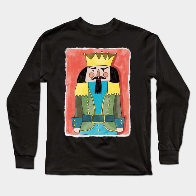 Nutcrackers, Christmas Collection Long Sleeve T-Shirt by Lillieo and co design